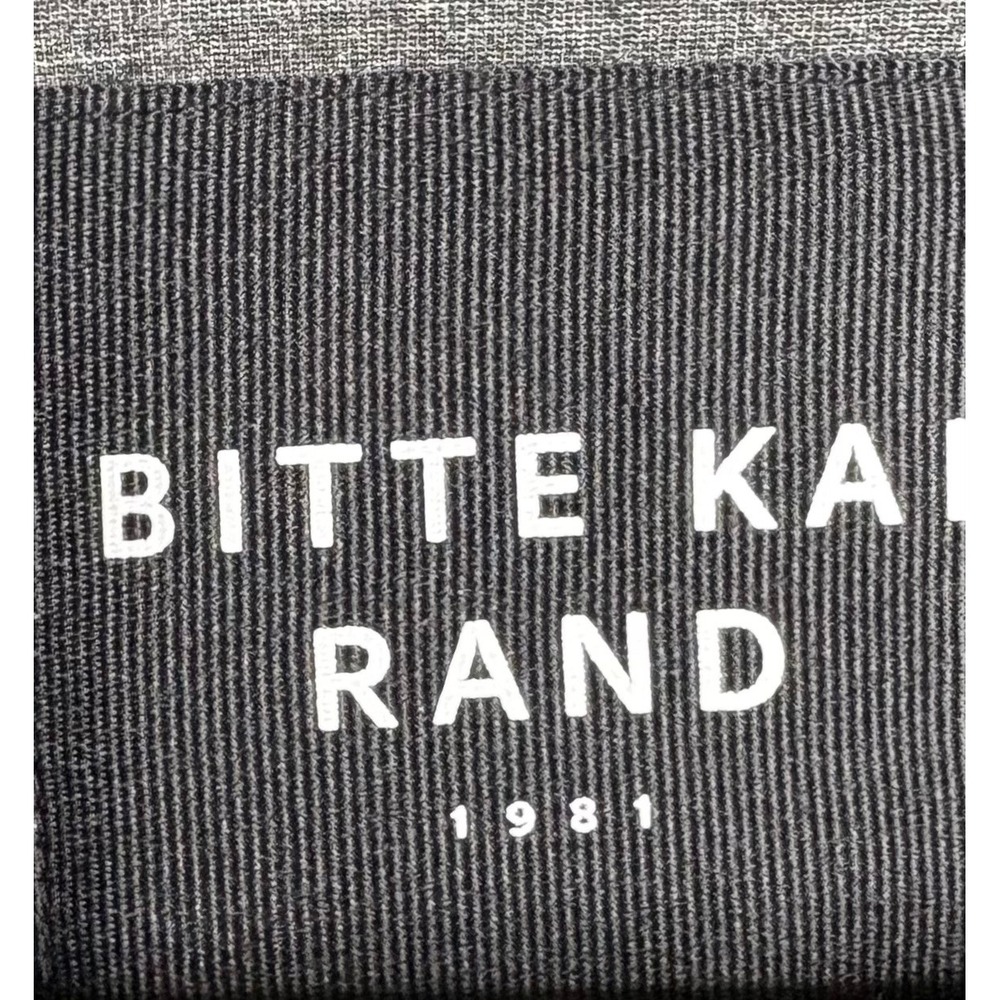 Bitte Kai Rand 1981 Gray Open Front Cardigan Jacket Minimalist Scandinavian M - Picture 5 of 7